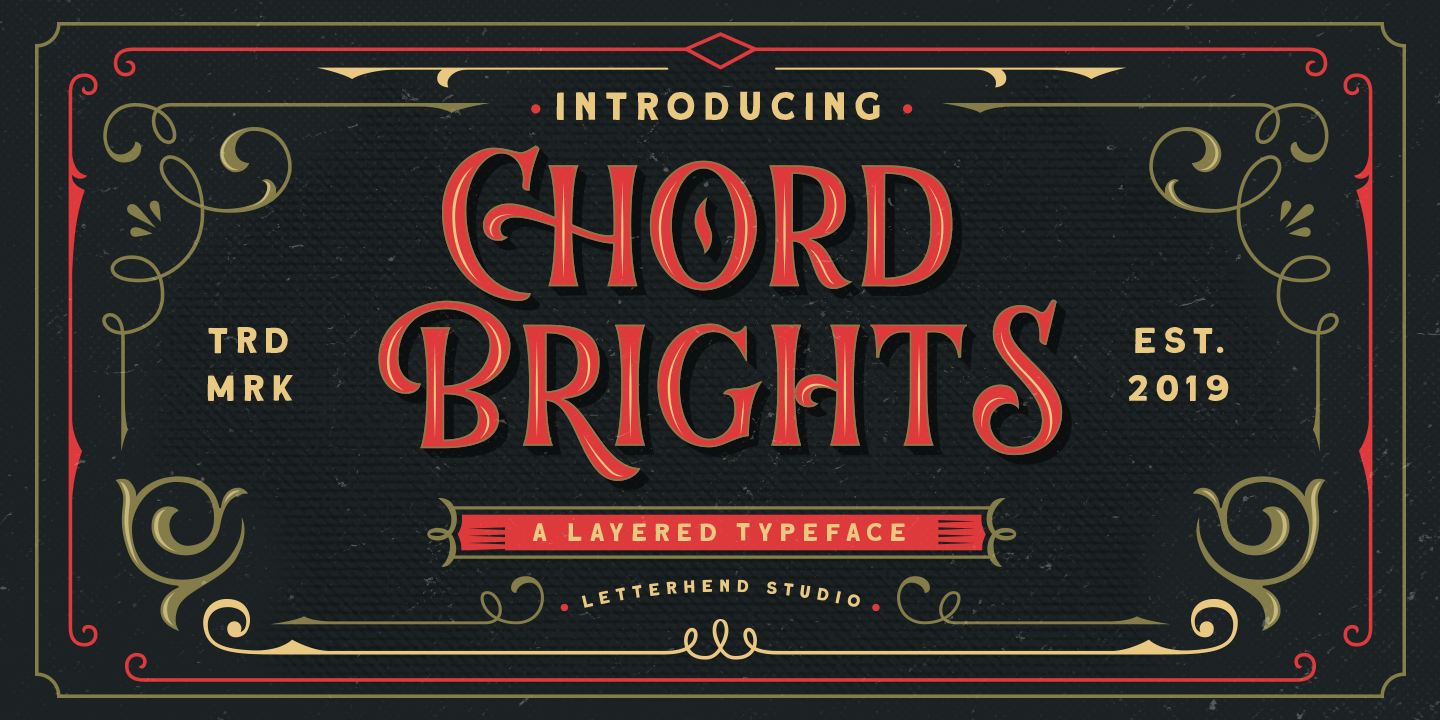 Example font Chord Brights #1